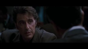 Аль Пачино и Роберт Де Ниро Разговор в Баре / Фильм Схватка 1995.