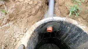 Слив воды из бани.