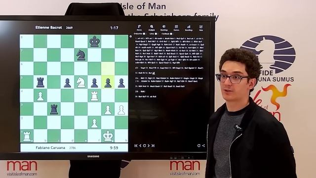 Fabiano Caruana joins Fiona Steil-Antoni in the studio to analyse his win against Etienne Bacrot смотреть онлайн