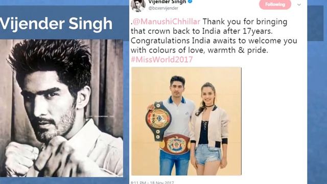 Celebs react on Manushi Chillar's Miss World Title смотреть онлайн