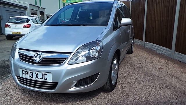 2013 13 Vauxhall Zafira 1.6 Exclusiv MPV in Sovereign Silver смотреть онлайн