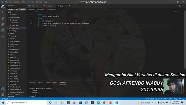 #56 Session dengan Node.Js смотреть онлайн