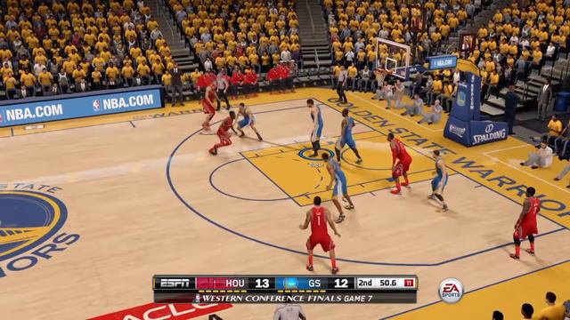 NBA LIVE 16 warriors vs rockets gameplay #1 смотреть онлайн