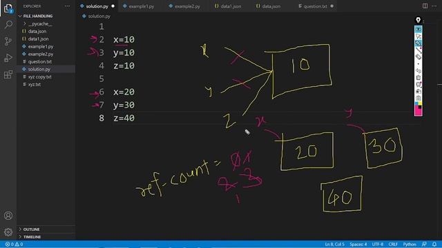 Memory Management in Python-02 | Reference Counting in Python |Advanced Python Tutorial смотреть онлайн