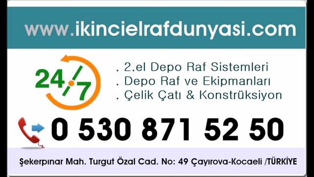 Nevşehir ikinci el Raf Alım Satımı 0530 871 5250, Nevşehir ikinciel Çıkma Raf Alımı Satımı смотреть онлайн