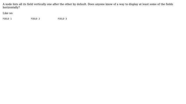 Drupal: How to display fields horizontally in a node? (2 Solutions!!) смотреть онлайн