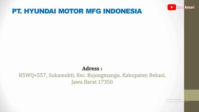 LOWONGAN KERJA PABRIK MOBIL HYUNDAI PT. HYUNDAI MOTOR MFG INDONESIA POSISI RECRUITMENT DISABILITY