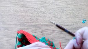 Косметичка крючком.Узором "Клубничка-земляничка.Урок 2.