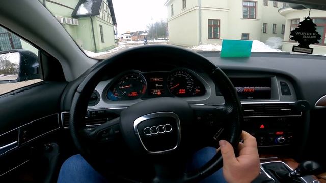 Audi A6C6 2.8fsi 2007 review POV acceleration смотреть онлайн