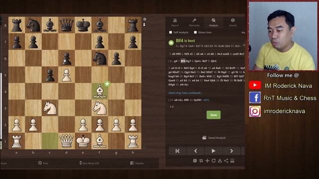 Be7?! lang ginawa sa Benoni Defense? || Chess com Blitz Sparring #8 || IM Roderick Nava смотреть онлайн