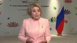 Пресс-подход Председателя СФ по итогам рабочего визита делегации ФС РФ в Индию