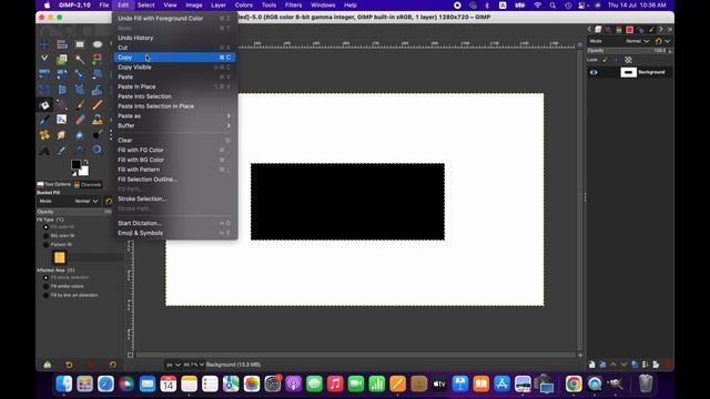 How to move a selection in Gimp | Gimp Tutorial смотреть онлайн