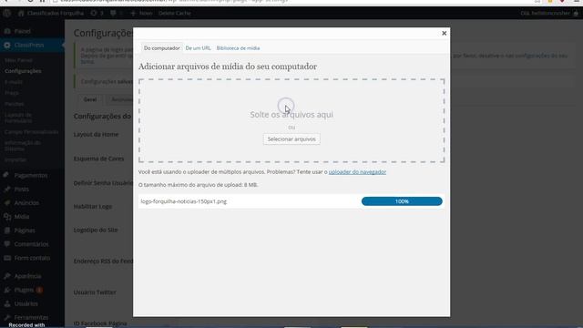 Aula 03 Curso Classipress - Configurações Gerais - Parte 01 смотреть онлайн