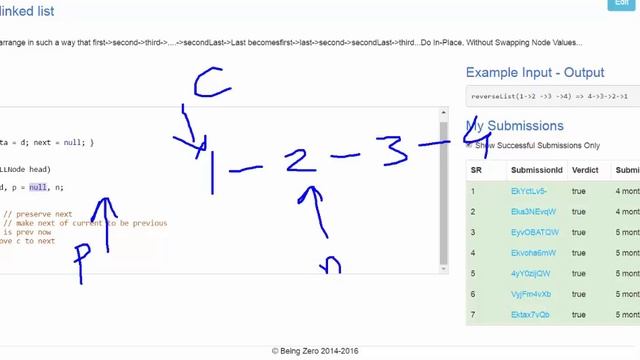 Linked List - Reverse Linked List - Java смотреть онлайн