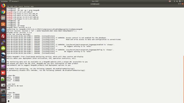 How To Create Database In MongoDB 4 2 on Linux смотреть онлайн