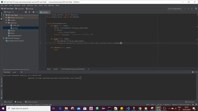 Comment créer une API avec FLASK(python) [challenge: jour 3] смотреть онлайн