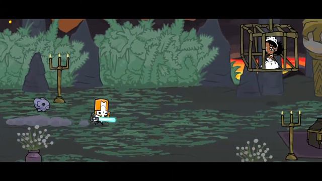 Castle Crashers Cyclops boss fight смотреть онлайн