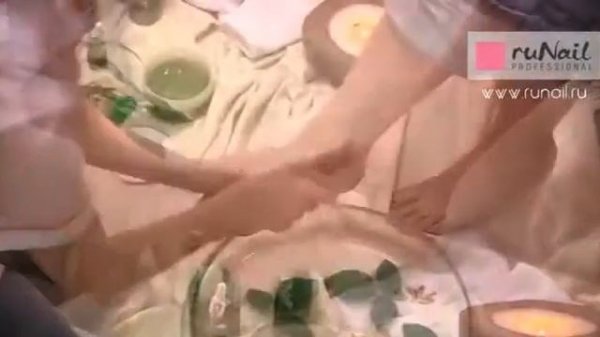 ruNail Professional: Spa-педикюр "Источник красоты" видео урок