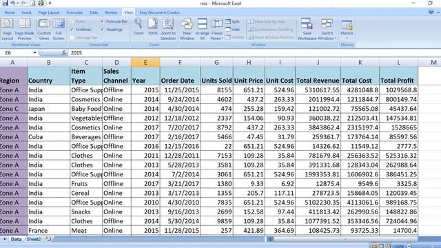 Freeze Pane Function In MS Excel|| Freeze Rows & Column|| Advance MS Excel