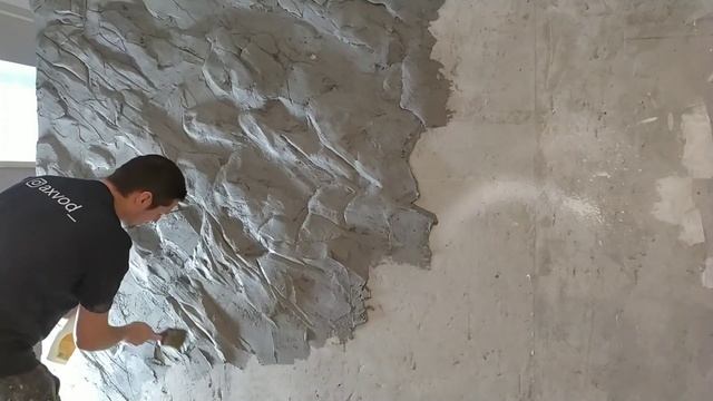 СКАЛА ручной работы из обычной штукатурки
