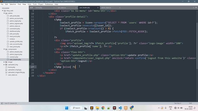 Complete Blogging Website Design Using HTML - CSS - JS - PHP PDO смотреть онлайн