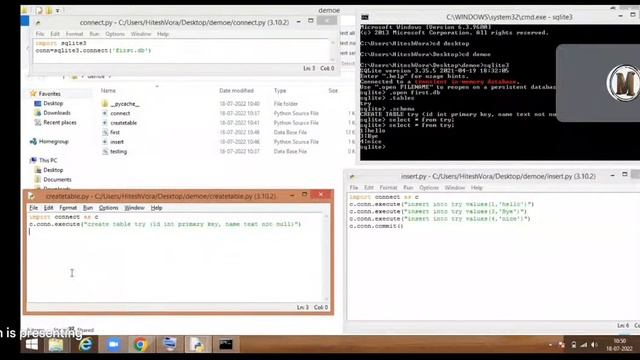 SQLite And python Join Table смотреть онлайн