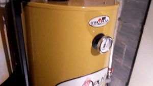 Котел длительного горения Stropuva в работе