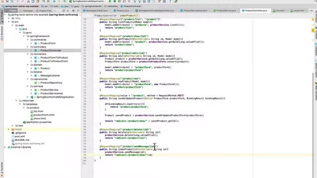 Spring Boot ActiveMQ Example смотреть онлайн