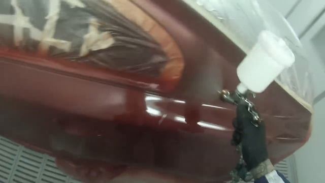 How To Spray Clear Over Base With Iwata Bellaria