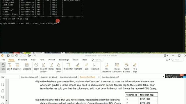Database Task47|Insert a new column with a DDL query|1st year|java institute|D Fernando|@dtecknow смотреть онлайн