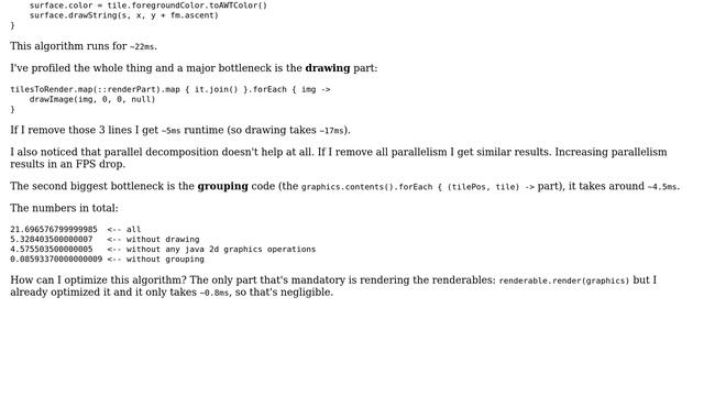 Code Review: Optimize a tile rendering algorithm for Swing Canvas (2 Solutions!!) смотреть онлайн