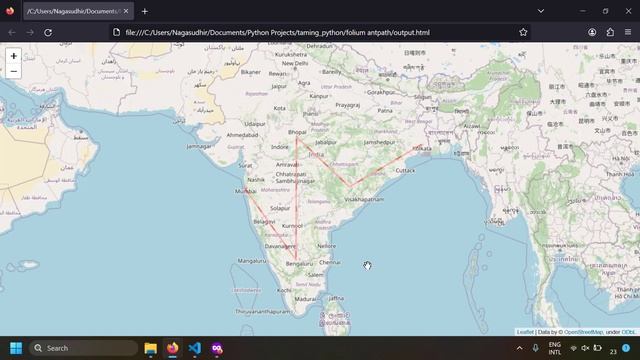 Animated lines in python folium maps смотреть онлайн