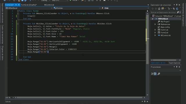 Visual Basic. NET y Excel #3 Editar y dar formato a las Celdas de la hoja del Libro de Excel смотреть онлайн