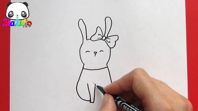 Як намалювати ЗАЙЧИКА КРОКЛИКА кавайного | Прості малюнки | Малюємо милого зайця смотреть онлайн