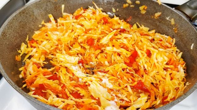 Вкуснейшая капустная начинка для пирожков. #пирожкискапустой #тесто