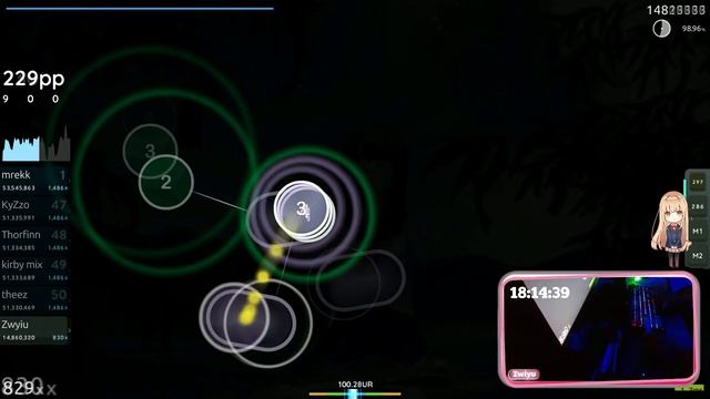 280hz Monitor = First Try 300? HANDCAM | osu! смотреть онлайн