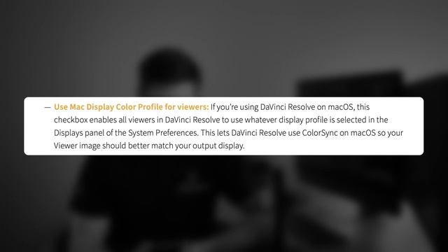 Use Mac display color profiles for viewers (Color Management MacOS) смотреть онлайн