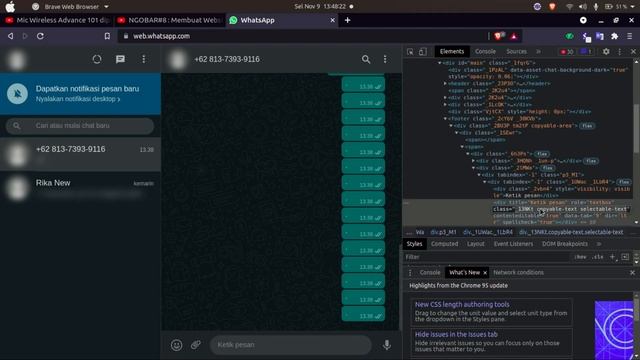 cara spam whatsapp menggunakan java script смотреть онлайн