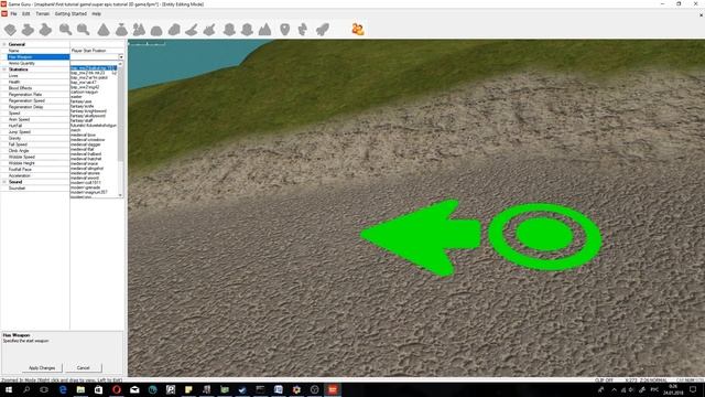 GameGuru – БАЗОВАЯ НАСТРОЙКА МАРКЕРА ИГРОКА И ОРУЖИЯ - урок 5 (создание игры без программирования) смотреть онлайн