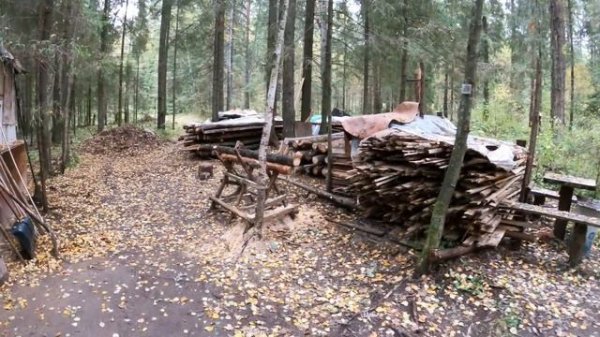 12 лет отшельничества без благ цивилизации. Отшельник в лесу.