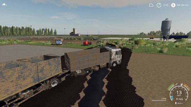 MAN F2000 GRAIN TRUCK ОБЗОР МОДА - FARMING SIMULATOR 19 смотреть онлайн