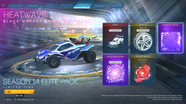 Rocket League - Season 14 Elite Pack смотреть онлайн