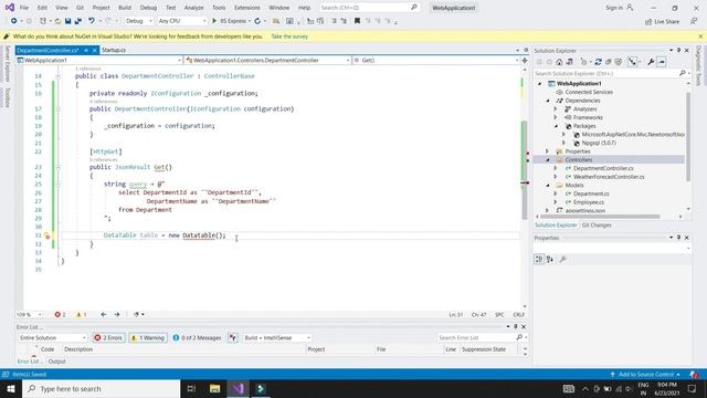 .NET Core Web API + PostgreSQL | CRUD APIs смотреть онлайн