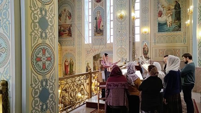 "Тело Христово..." (Ю. Зуева). Регент Екатерина Артюхова. смотреть онлайн