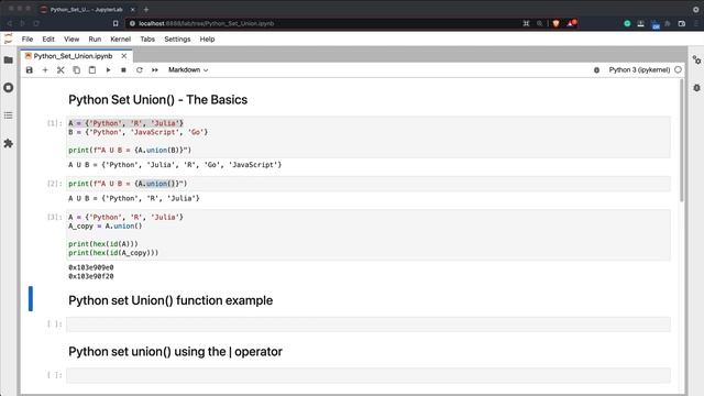 Python Set Union - A Complete Guide in 10 Minutes | Better Data Science смотреть онлайн