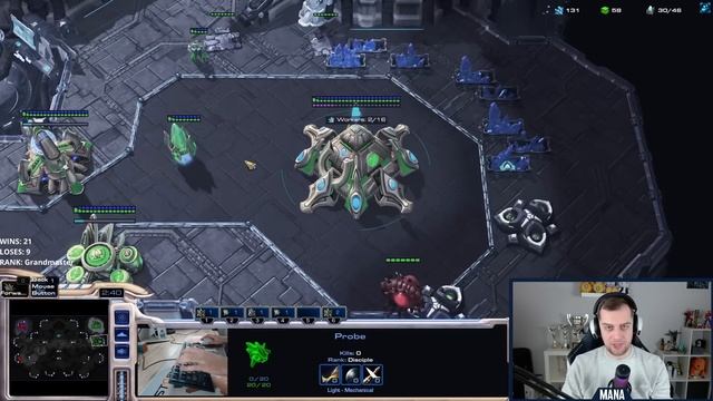 Showcasing the Power of Zealot-Archon! | Mass Zealots in Grandmaster #10 StarCraft 2 смотреть онлайн