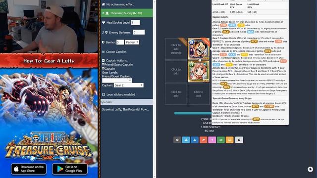 OPTC How To: Gear 4 Luffy (ONE PIECE Treasure Cruise - Global) смотреть онлайн