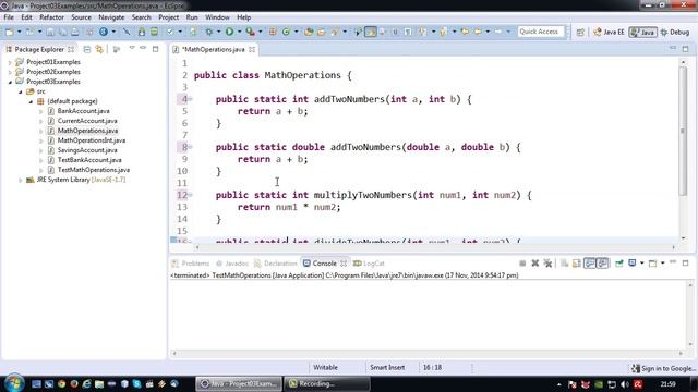 Java Tutorial - 24 - Basics of Static Methods in Java смотреть онлайн