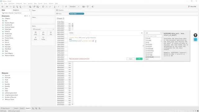 PYTD Calcualtion in Tableau | Previous year to date calculation in Tableau | What is PYTD in Tablea смотреть онлайн