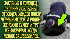 Увидев чёрный мешок, дворник ужаснулся и рухнул на землю, внутри шевелилось ...